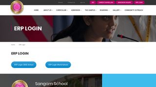 ERP Login - Sangam School of Excellence