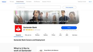 Santander Bank Careers and Employment | Indeed.com