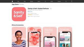 Sanity & Self: Guided Selfcare on the App Store - iTunes - Apple