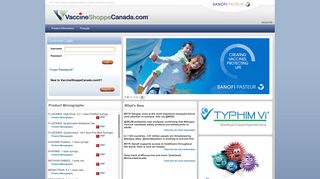 VaccineShoppeCanada - Sanofi Pasteur Canada online vaccine ...