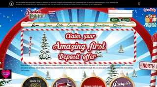 Santa's Bingo | Join now for an Amazing First Deposit Bonus