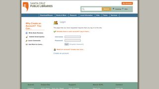 Login - Santa Cruz Public Libraries