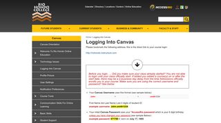Logging into Canvas | Canvas Orientation - Rio Hondo College