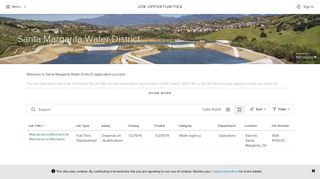 Santa Margarita Water District - Government Jobs