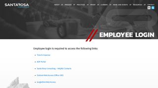 Employee Login | Santa Rosa Consulting