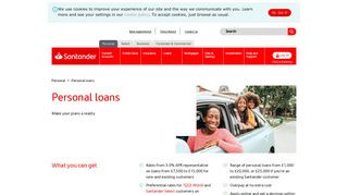 Personal Loans | Apply for a Personal Loan - Santander UK