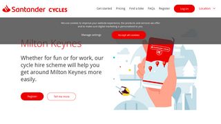 Milton Keynes | Santander Cycles