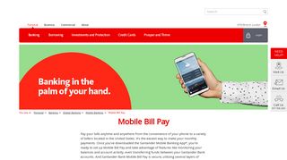 Mobile Bill Pay | How to Pay With Phone | Santander Bank