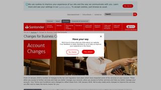Changes for Business Credit Card Accounts - Santander UK
