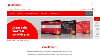 Credit Cards | Apply for a Credit Card | Santander Bank