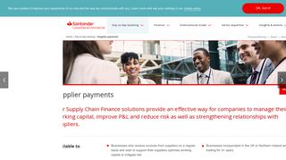 Supplier payments | Santander Corporate & Commercial Banking