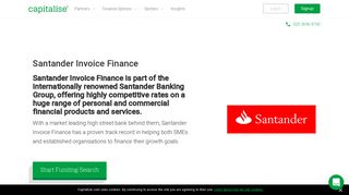 Santander Invoice Finance - Capitalise
