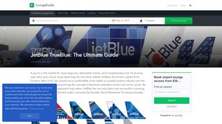 JetBlue TrueBlue: The Ultimate Guide | LoungeBuddy