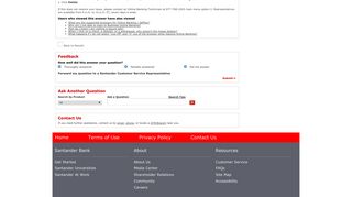 Why am I receiving a blank screen when trying to ... - Santander Bank