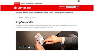 App Santander - Banco Santander Totta
