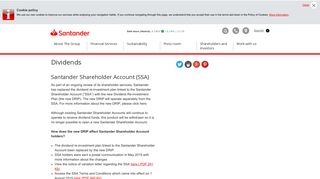 Santander Shareholder Account (SSA) - Banco Santander, S.A.