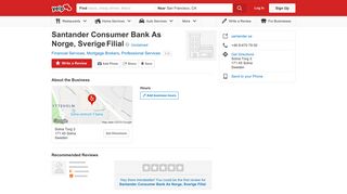 Santander Consumer Bank As Norge, Sverige Filial - Financial ...