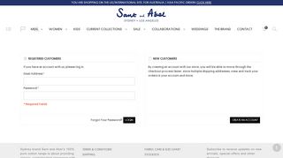 Login / Register - Sant and Abel