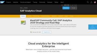 SAP Analytics Cloud | Real-Time Analytics as a Service