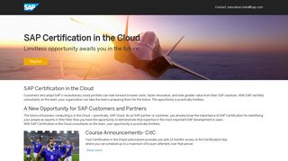 SAP | Cloud Certification