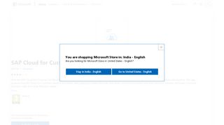 Get SAP Cloud for Customer for Windows - Microsoft Store en-IN