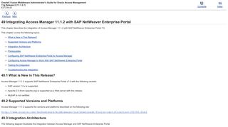 Integrating Access Manager 11.1.2 with SAP NetWeaver Enterprise ...
