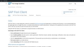 SAP Fiori Client | SAP Fiori Design Guidelines