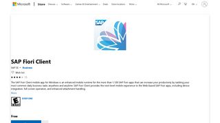 Get SAP Fiori Client - Microsoft Store