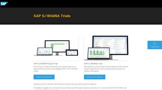 SAP S/4HANA Trials