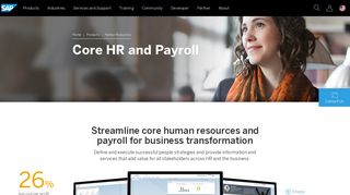 Core Human Resources and Payroll Software | HR | SAP