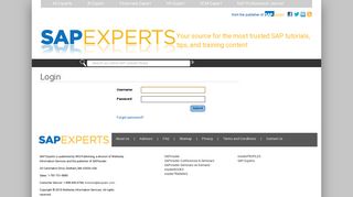 SAPexperts | Login - Wellesley Information Services