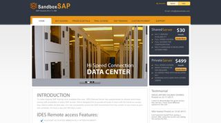SAP Remote Access $30/month, SAP IDES, Online SAP System, SAP ...