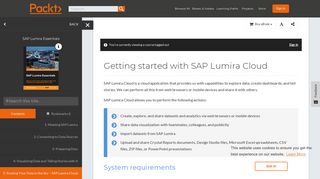 Getting started with SAP Lumira Cloud - SAP Lumira Essentials