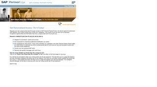 Welcome to SAP Channel Partner Portal
