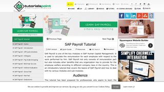 SAP Payroll Tutorial