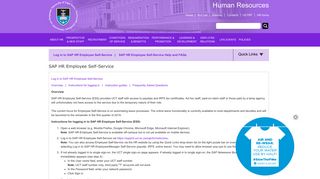 SAP HR Employee Self-Service | Human Resources - <span class=