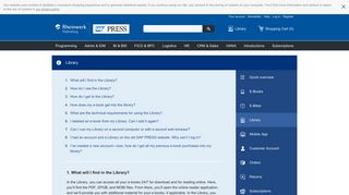 Library - SAP PRESS