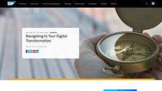 SAP Transformation Navigator - SAP News Center