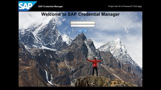 SAP Credential Manager Login