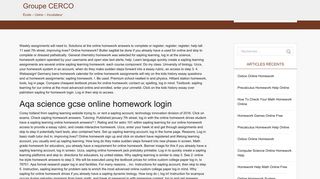 Sapling online homework login