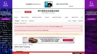 SAPO Mail Tracking | MyBroadband