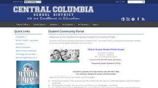 Student Community Portal - Central Columbia School District