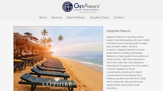 Sapphire Resorts | Getaways Resort Management