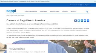 Careers at Sappi North America | Sappi Global