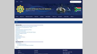 Links | SAPS (South African Police Service)