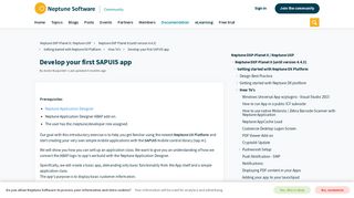 Develop your first SAPUI5 app - Neptune Software Community
