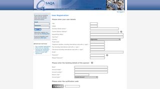 User Registration - SAQA Foreign Qualifications Evaluations