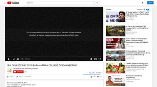 19th COLLEGE DAY 2017-SARANATHAN COLLEGE OF ... - YouTube