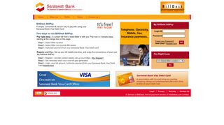 Saraswat Bank - VisaBillPay - BillDesk