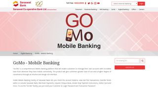 Best Mobile Banking in India - Saraswat Co-operative Bank